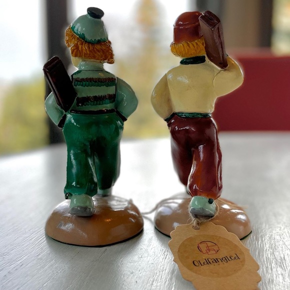 Vintage Hand painted Skiers - Picture 3 of 4